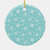 Cute Penguins Familie van 3 kerstversiering Keramisch Ornament (Achterkant)