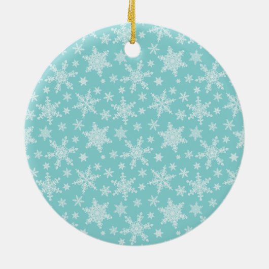 Cute Penguins Familie van 5 kerstversiering Keramisch Ornament (Achterkant)