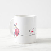 Cute Penguins Gepersonaliseerd koffie-Mok Koffiemok (Voorkant links)