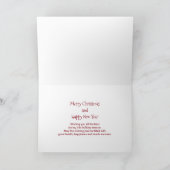 Cute Penguins in Winter Scarves en Petten Kerstmis Feestdagen Kaart (Binnen)