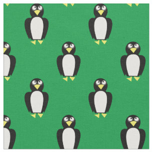 Cute Penguins Kinder Baby Nursery Green Stof