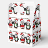 Cute Penguins Merry Kerstfeestbox Bedankdoosjes (Geopend)
