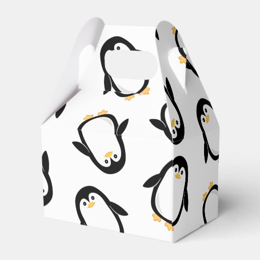Cute Penguins Pattern Bedankdoosjes (Achterkant)