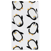 Cute Penguins Pattern Klein Cadeauzakje (Achterkant)