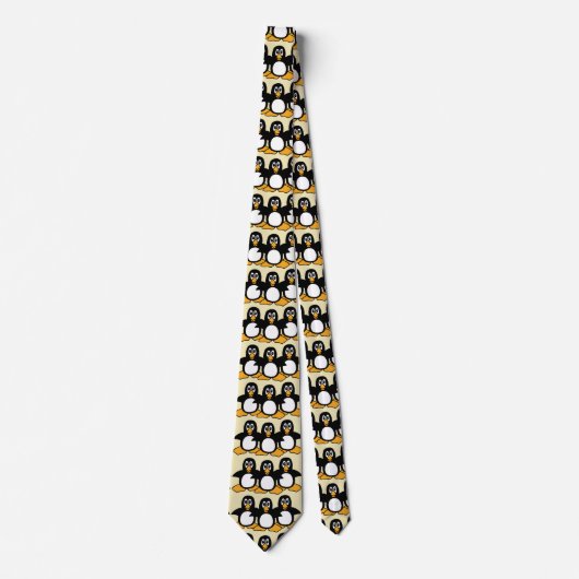 Cute Penguins Stropdas (Voorkant)