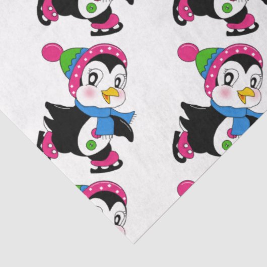 Cute Penguins Tissuepapier (Detail)