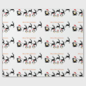 Cute Penquin-Cartoon, Slaapgeerpapier Cadeaupapier (Vlak)