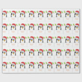 Cute Penquin-Cartoon, verpakkingspapier Cadeaupapier (Vlak)