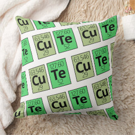 Cute Periodic Table Element Symbols Kussen