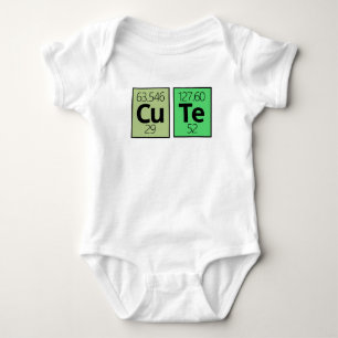 Cute Periodic Table Element Symbols Romper