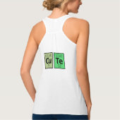 Cute Periodic Table Element Symbols Tanktop (Achterkant)