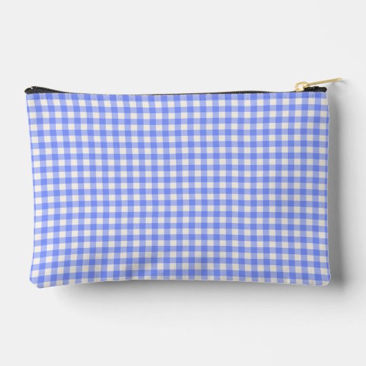 Cute  Periwinkle Gingham Pset Persoonlijk Etui (Achterkant)