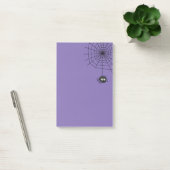 Cute Periwinkle Halloween Spiderweb Post its Post-it® Notes (Kantoor)
