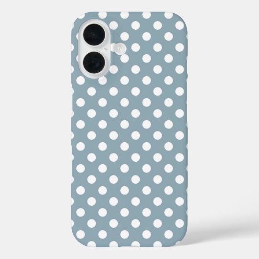 Cute Periwinkle Polka Dots Pattern Case-Mate iPhone Case (Achterkant)