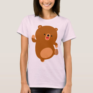 Cute Perky Cartoon Beer Women T-Shirt