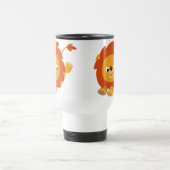 Cute Perky Cartoon Lion Commuter Mok (Center)