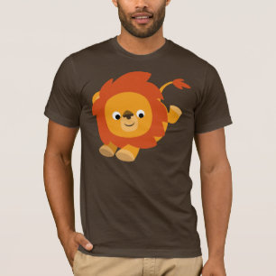 Cute Perky Cartoon Lion T-Shirt