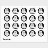 Cute Persian Cat Ronde Sticker (Vel)