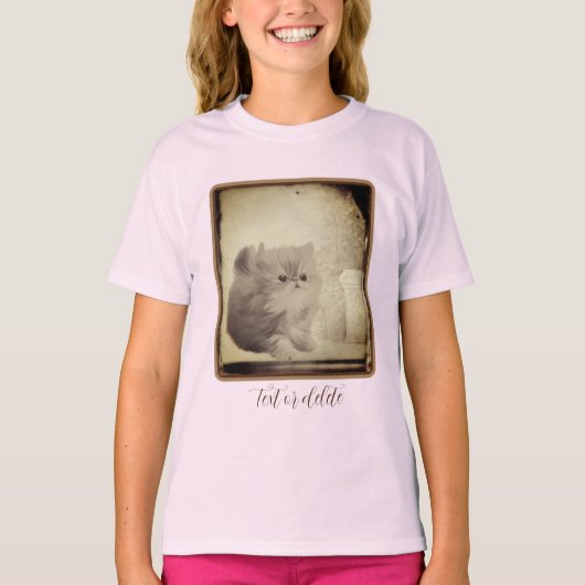 Cute Persian Kitten  Kijk persoonlijk T-shirt (Voorkant)