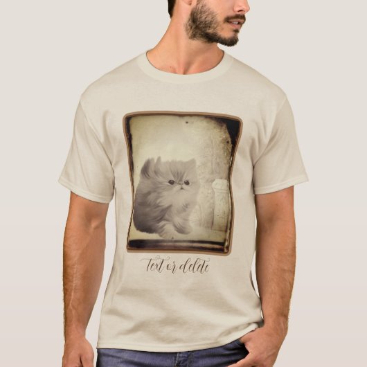 Cute Persian Kitten  Kijk persoonlijk T-shirt (Voorkant)