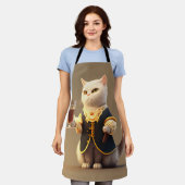 Cute Personal cat servant, grappig dienaar Kitten Schort (Gedragen)