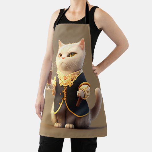 Cute Personal cat servant, grappig dienaar Kitten Schort (Insitu)