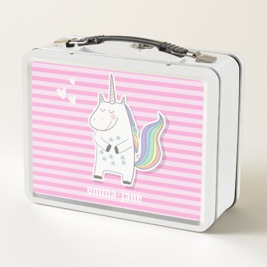 Cute Personalised Kinder Unicorn (Achterkant)