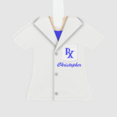 Cute Personalised Pharmacist Ornament (achterkant)
