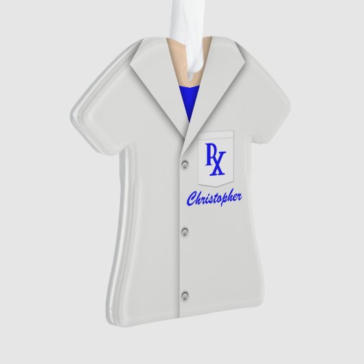 Cute Personalised Pharmacist Ornament (voorkant)
