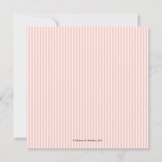 Cute Personalize roze Cupcake Birthday Invitations Kaart (Achterkant)