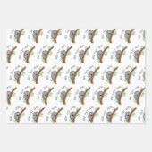 Cute Personalized Baby Koala Beer Baby shower Inpakpapier Vel (Voorkant)