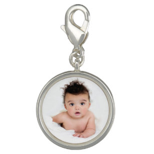 Cute Personalized Baby Photo Foto Charm