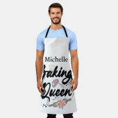 Cute Personalized Baking Queen Schort (Gedragen)