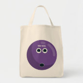 Cute Personalized Bowling Ball Bag Tote Bag