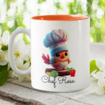 Cute Personalized Chef Bird