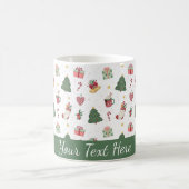 Cute Personalized Christmas Tree Mug Koffiemok (Center)