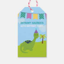 Cute Personalized Dinosaur the Party