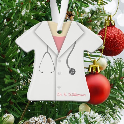 Cute Personalized Doctor Ornament