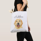 Cute Personalized Dog Canvas tas (Dichtbij)