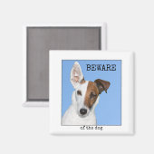 Cute Personalized Dog Photo Magnet (Voorkant / Achterkant)