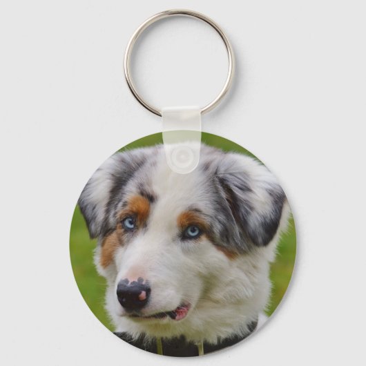 Cute Personalized Dog Sleutelhanger (Voorkant)