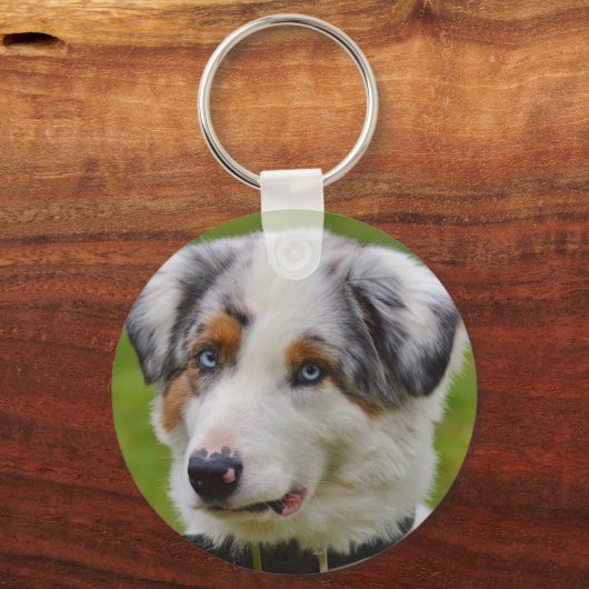 Cute Personalized Dog Sleutelhanger (Voorkant)