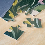 Cute Personalized Easter Bunny Puzzle Legpuzzel (Zijkant)