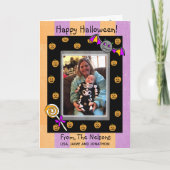 Cute Personalized Halloween Kaart (Voorkant)