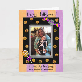 Cute Personalized Halloween Kaart