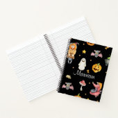Cute Personalized Halloween Notitieboek (Binnen)