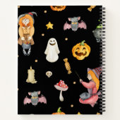 Cute Personalized Halloween Notitieboek (Achterkant)