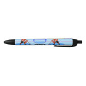 Cute Personalized Ice Hockey star rw Zwarte Inkt Pen (Bodem)