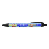 Cute Personalized Ice Hockey star rw Zwarte Inkt Pen (Bovenkant)
