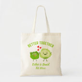 Cute Personalized Kawaii Cabbage Valentines Day Tote Bag (Voorkant)